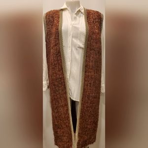 60/70's Vintage Long Hand Woven Vest